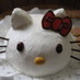 キティちゃんのドームケーキ