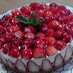 本格苺のレアチーズケーキ