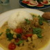 インド料理：白身魚のココナッツカレー
