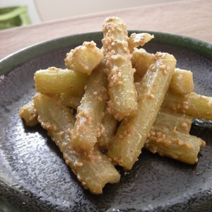 ふきのゴマ味噌炒め レシピ 作り方 By Kitakitapon クックパッド 簡単おいしいみんなのレシピが371万品