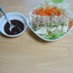 豆腐ときゅうりの梅ごまサラダ