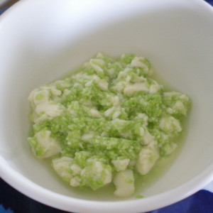 離乳食初期 枝豆の白和え レシピ 作り方 By しろねこみぃすけ クックパッド 簡単おいしいみんなのレシピが352万品