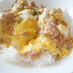 白菜の卵とじ（丼）：レオン亭