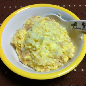 離乳食 ６ 完了まで 簡単卵がゆ レシピ 作り方 By とむまろ クックパッド 簡単おいしいみんなのレシピが360万品