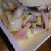 白菜とハムの炒め物