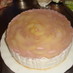 桃のヨーグルトムースケーキ