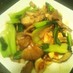 鶏胸肉と小松菜のﾊﾞﾀｰｶﾞｰﾘｯｸ炒め