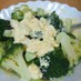 ブロッコリーとゆで卵の簡単サラダ