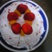 バニラカスタードムースのドームケーキ♡