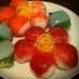 ひなまつり✿お祝いに✿手まり寿司のお花 