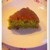小松菜と粒あんのパウンドケーキ