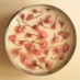 桜のレアチーズケーキ♪