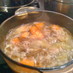 鶏モモ肉とキャベツとにんじんの鍋