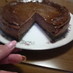水切りヨーグルト☆濃厚チョコチーズケーキ