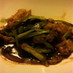 鶏胸肉と小松菜のピリ辛炒め