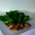 塩麹漬け豚バラ肉の香味野菜サラダ