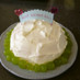 1歳の誕生日ドーム型ケーキ♡卵、牛乳なし