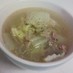 牛肉とネギのスープ【風邪予防にも】