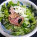 サニーレタスと水菜の簡単サラダ