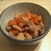 里芋と人参と豚薄切り肉の煮物
