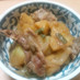 サツマイモと豚挽き肉の炒め煮