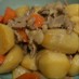 里芋と豚コマ肉のうま煮