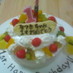 小さなヨーグルトケーキ☆1歳の誕生日