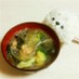 もやしと小松菜の中華風春雨スープ