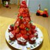 クリスマス☆ツリーケーキ☆.。.:*・