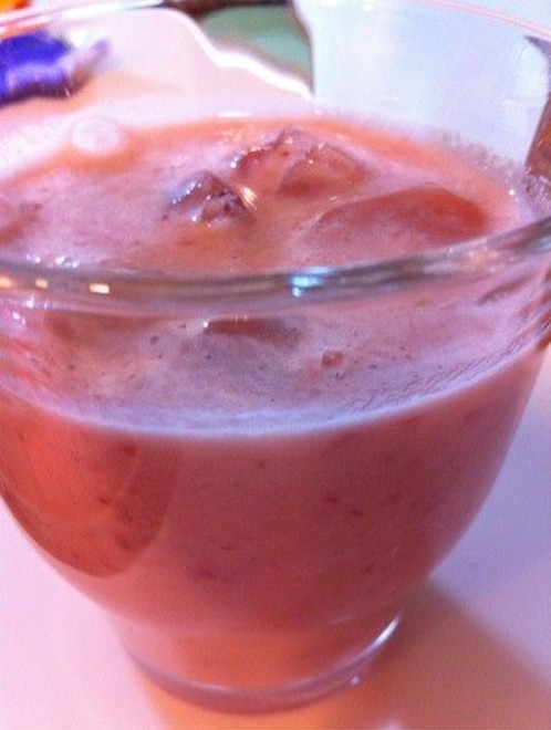 うま い と子供が絶賛 苺バナナジュースのつくれぽ クックパッド 簡単おいしいみんなのレシピが376万品