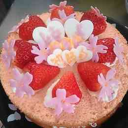ひな祭りケーキに チョコペンで桜の花びらのつくれぽ クックパッド 簡単おいしいみんなのレシピが340万品
