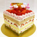菱餅カラーのひな祭りケーキ