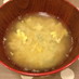 オクラと玉ねぎのかき卵味噌汁