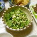 水菜とツナのサラダ