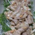 ◆水菜と蒸し鶏のクリーミー胡麻サラダ♬