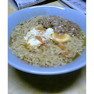 インスタントラーメン納豆とともに レシピ 作り方 By めがねママqoxop クックパッド 簡単おいしいみんなのレシピが354万品