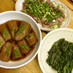 秋田ふきの豚挽き肉と玉ねぎ詰め