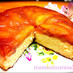カラメル林檎のタルトタタン風チーズケーキ