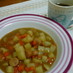 ポテトとウインナーのカレースープ