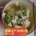 【離乳食　後期】ブロッコリー豆腐のスープ