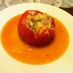 トマトファルシー(野菜と海老）