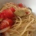トマトとアボカドの冷製ペペロンチーニ