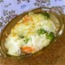 ガーリックポテトソースの鮭グラタン