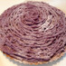 紫芋のモンブランタルト
