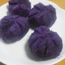 紫イモの茶巾
