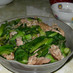 ◆１０分レシピ　豚とちんげん菜の炒め物◆