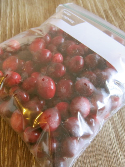 クランベリーの詰め物のレシピ