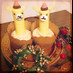 クリスマス☆ラマさんサンタのカップケーキ
