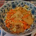 焼き長芋とエリンギのジャコサラダ
