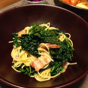 黒キャベツとベーコンのパスタ レシピ 作り方 By てーぶるすぷーん クックパッド 簡単おいしいみんなのレシピが351万品